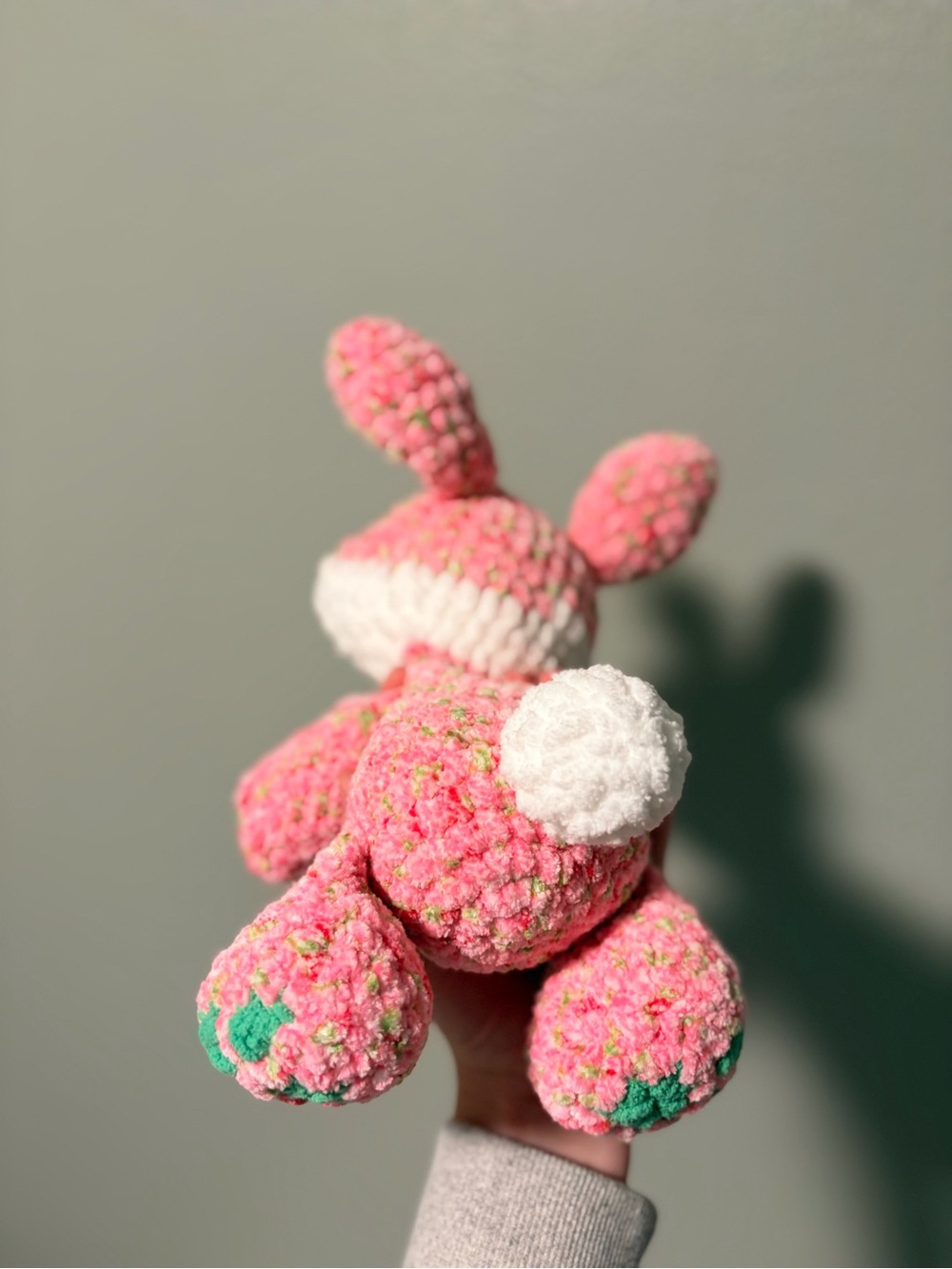 Crochet Splooting Bunny Rabbit - Picture 3 of 3